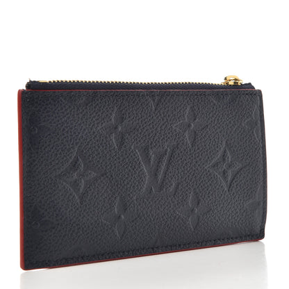 Louis Vuitton Empreinte Blooming Flowers Zipped Card Holder Marine Rouge 3 of 6