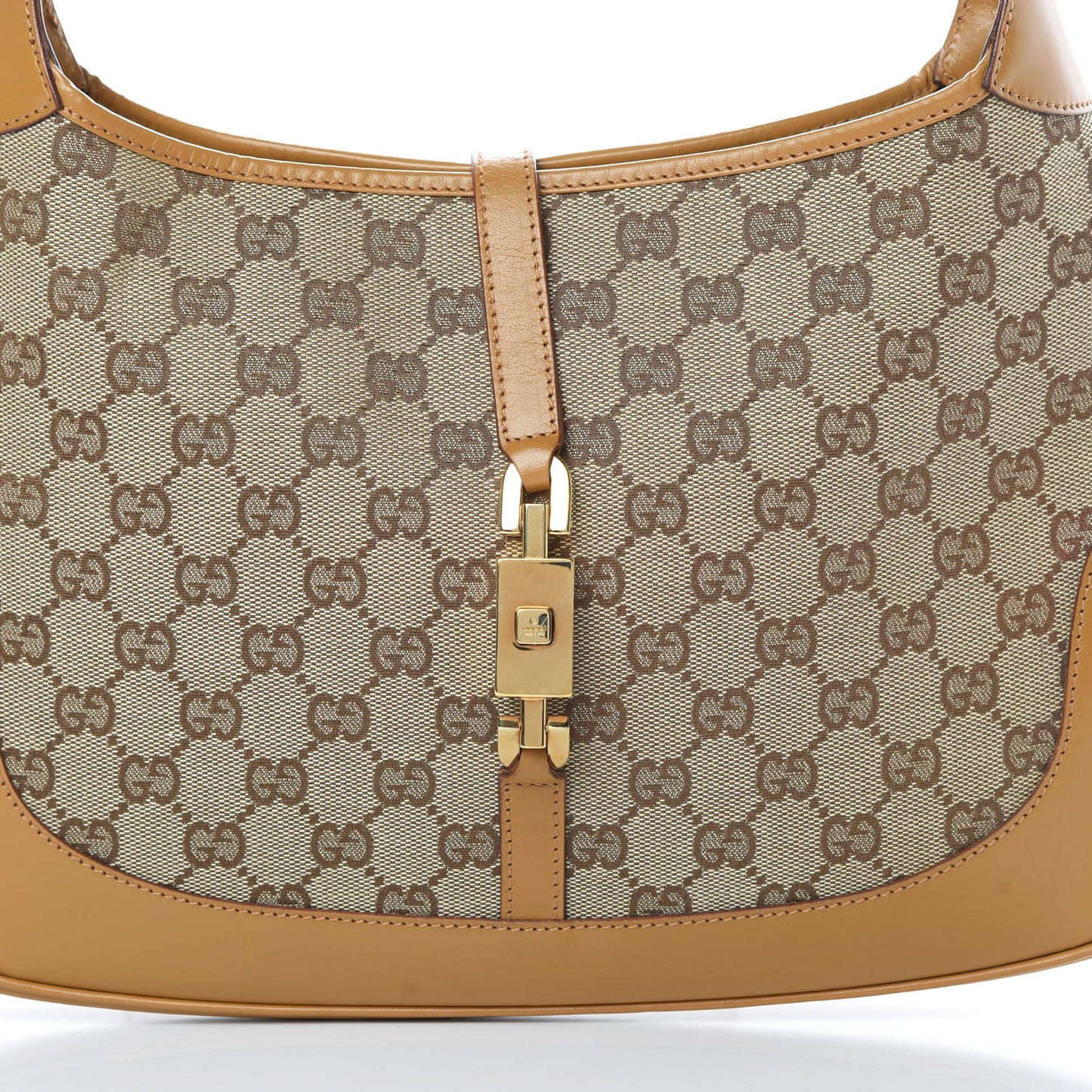 Monogram Jackie O Chain Hobo Tan