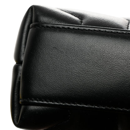 Saint Laurent Calfskin Y Quilted Monogram Toy Loulou Crossbody Bag Black 11 of 11