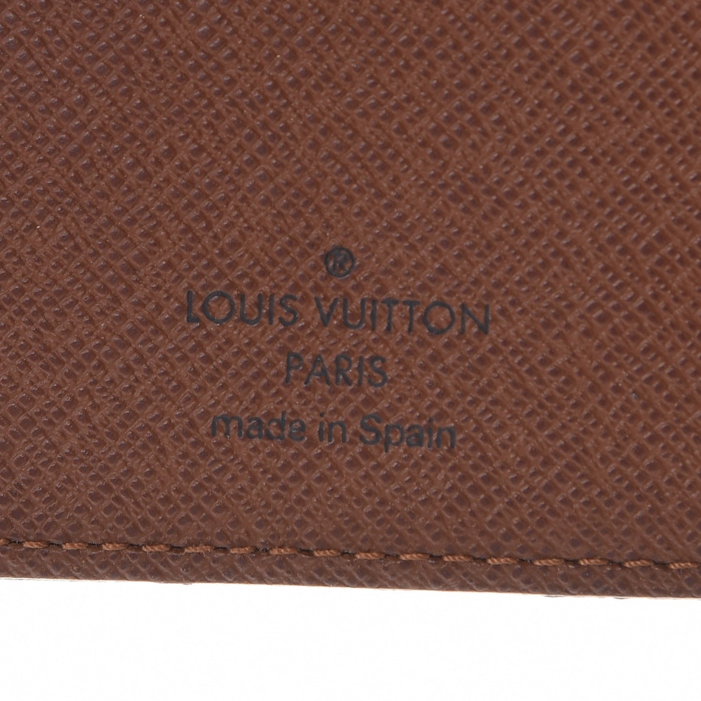Monogram Checkbook Holder Wallet