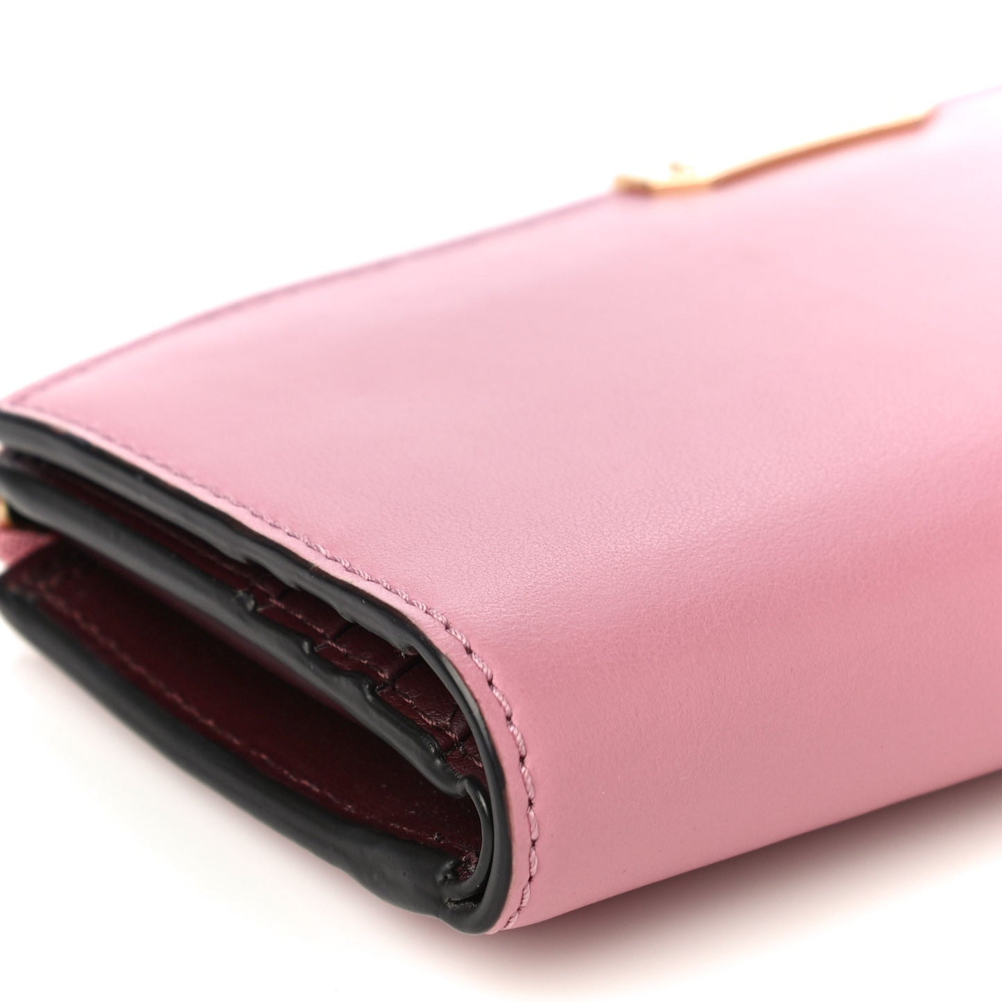 Calfskin Alvington Continental Wallet Pale Orchid