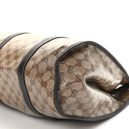 Gucci Crystal Monogram Dollar Calfskin Medium Joy Shoulder Bag Beige Ebony Testa Di Moro 9 of 10