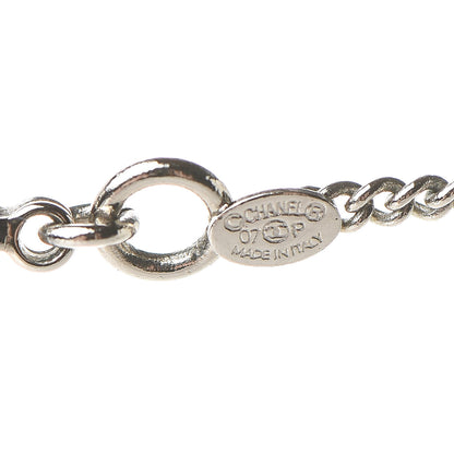 Chanel Enamel CC Padlock Heart Key Necklace Black Silver 5 of 6