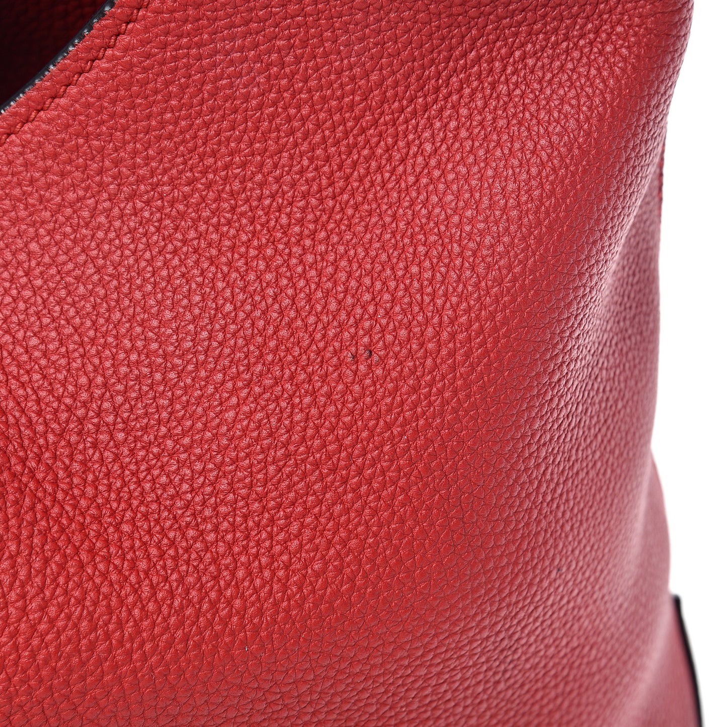 Soft Grained Calfskin Large Jackie Hobo Hibiscus Red