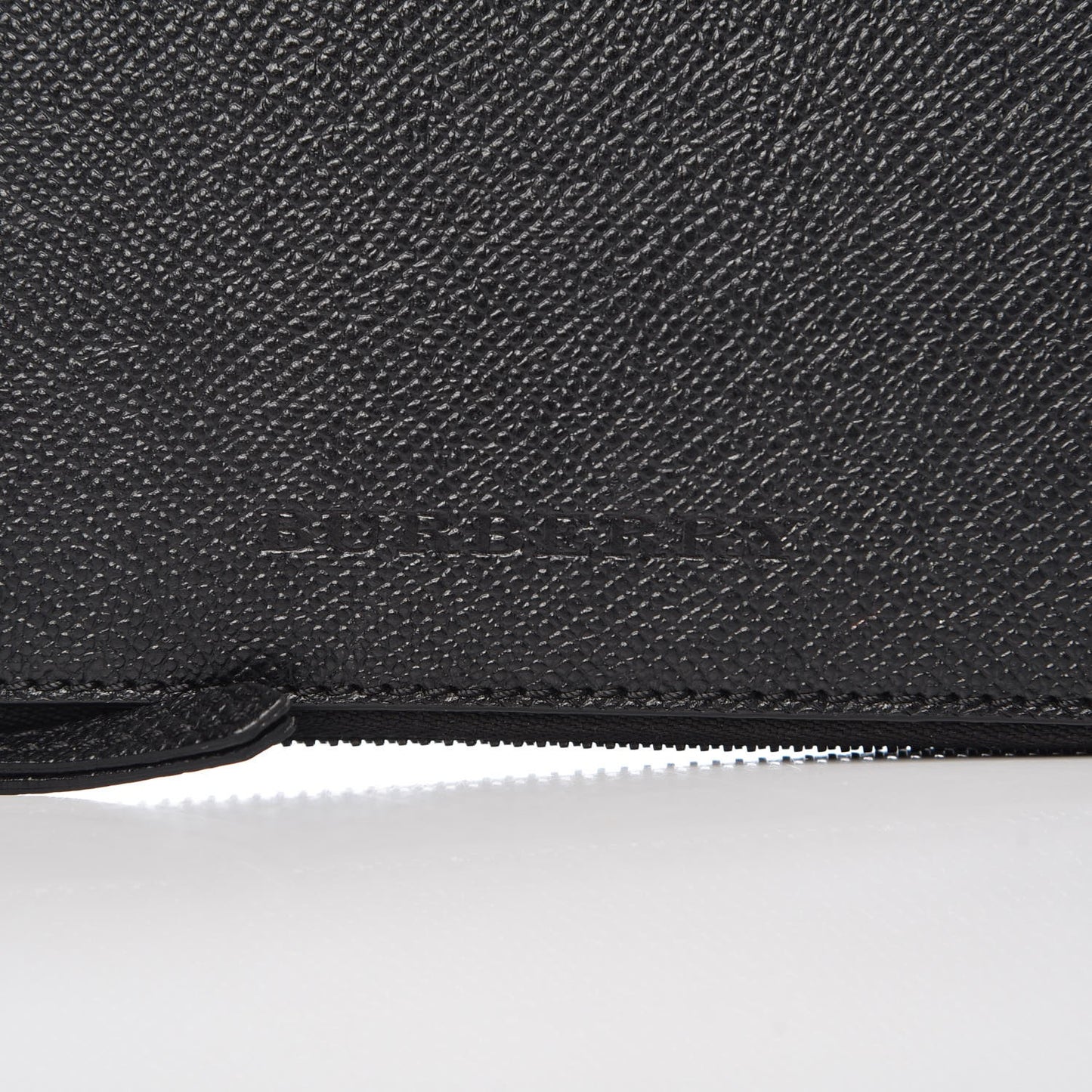 Grainy Calfskin Zip Tablet iPad Case Black