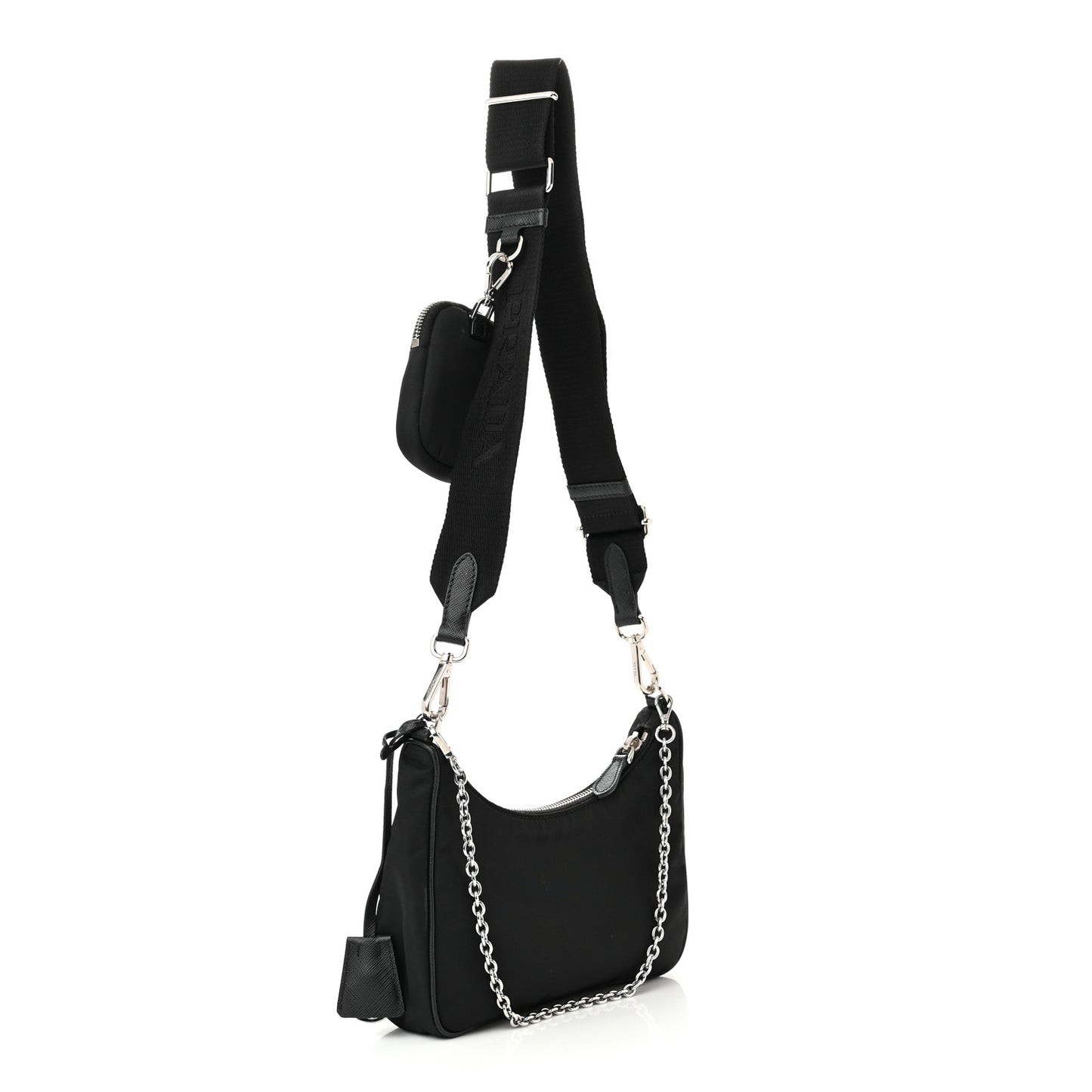 Nylon Re-Edition 2005 Shoulder Bag Black