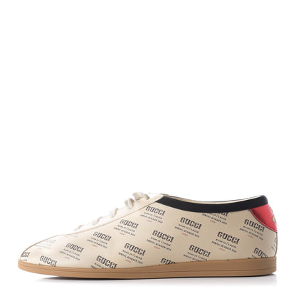 Gucci Calfskin Stamp Print Mens Falacer Sneakers 7 Soy 2 of 11