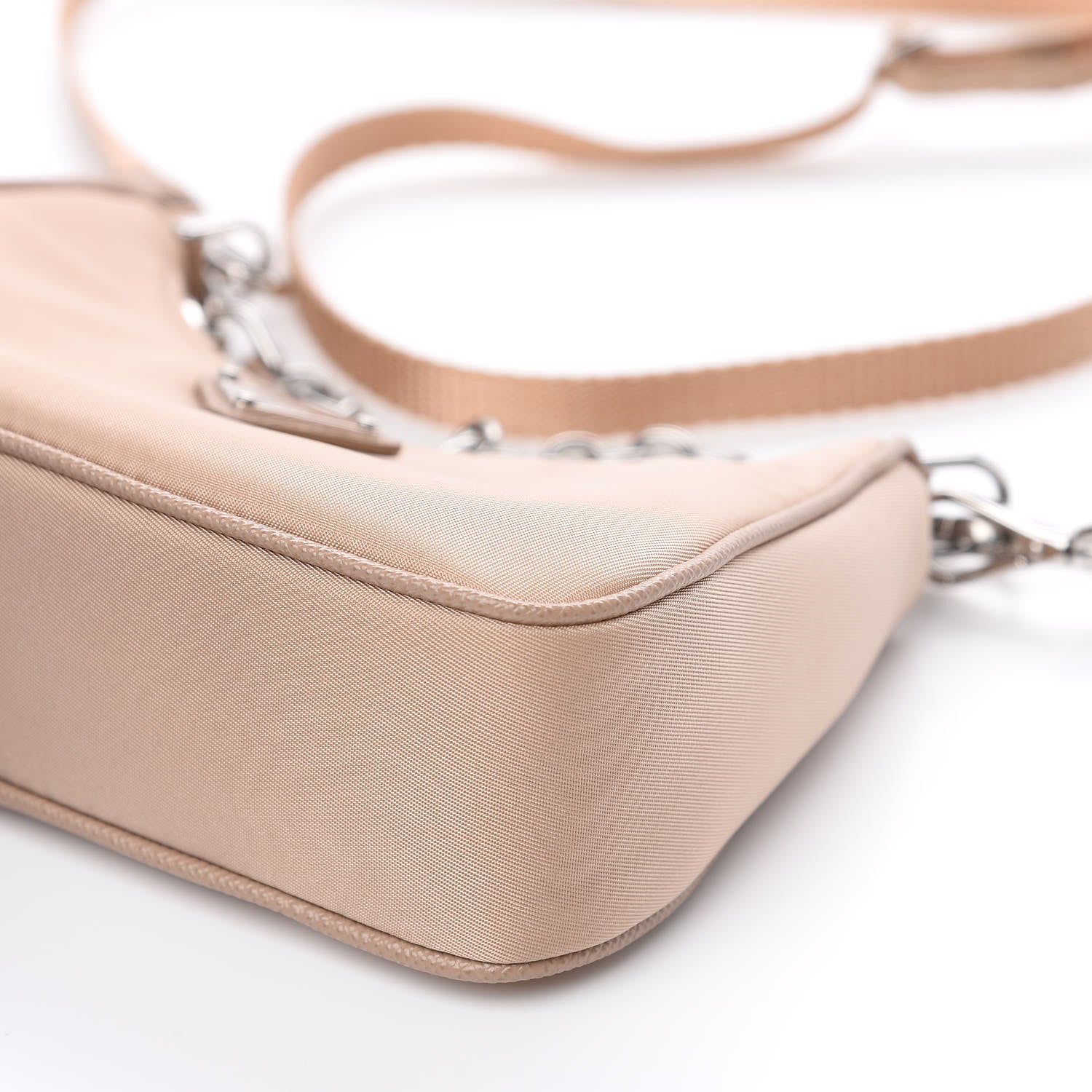 Prada Tessuto Nylon Saffiano Mini Re-Edition 2000 Shoulder Bag Cammeo 7 of 8
