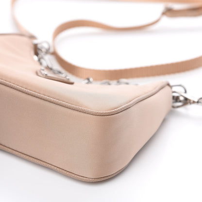 Prada Tessuto Nylon Saffiano Mini Re-Edition 2000 Shoulder Bag Cammeo 7 of 8