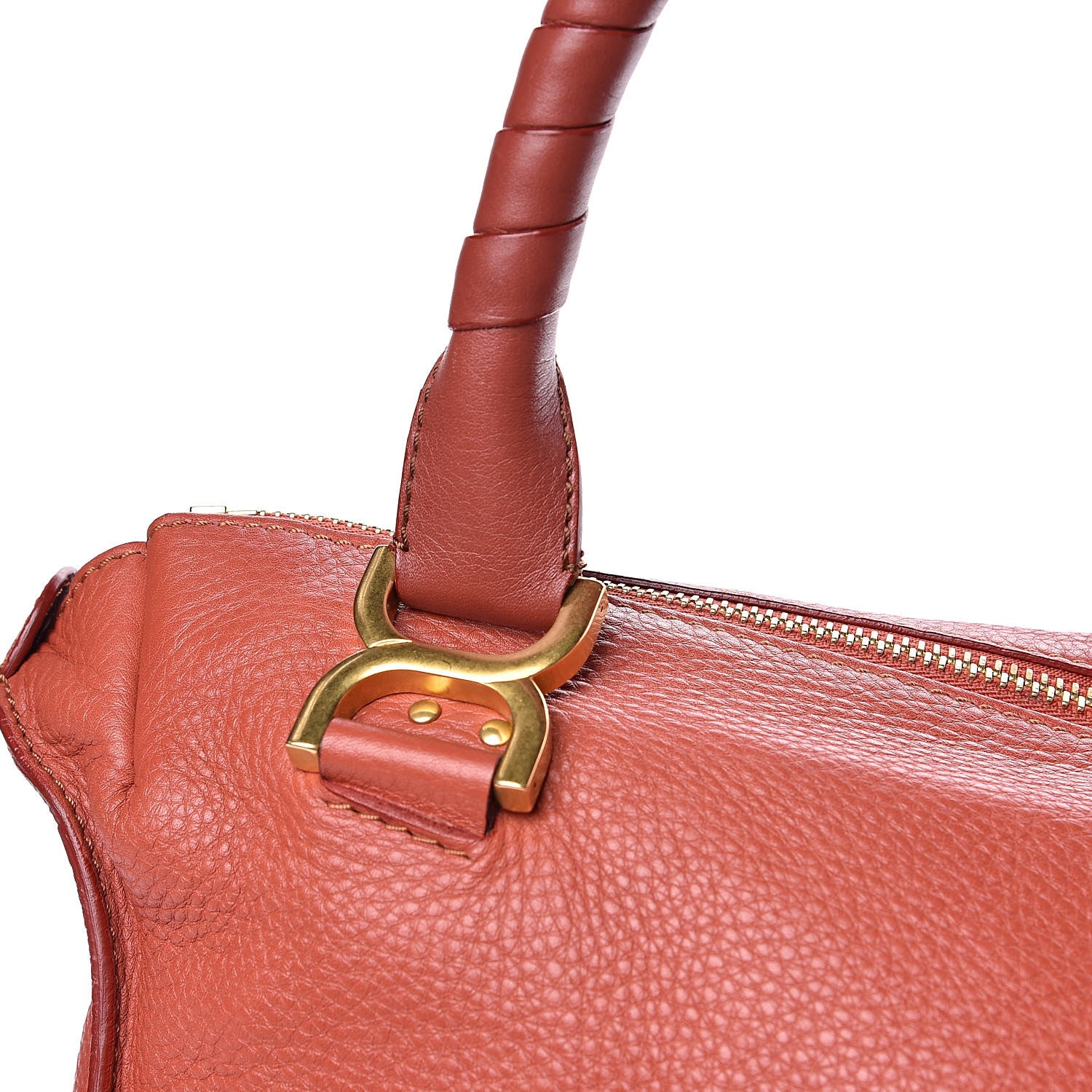Chloe Calfskin Large Marcie Satchel Maple Leaf 18 of 19