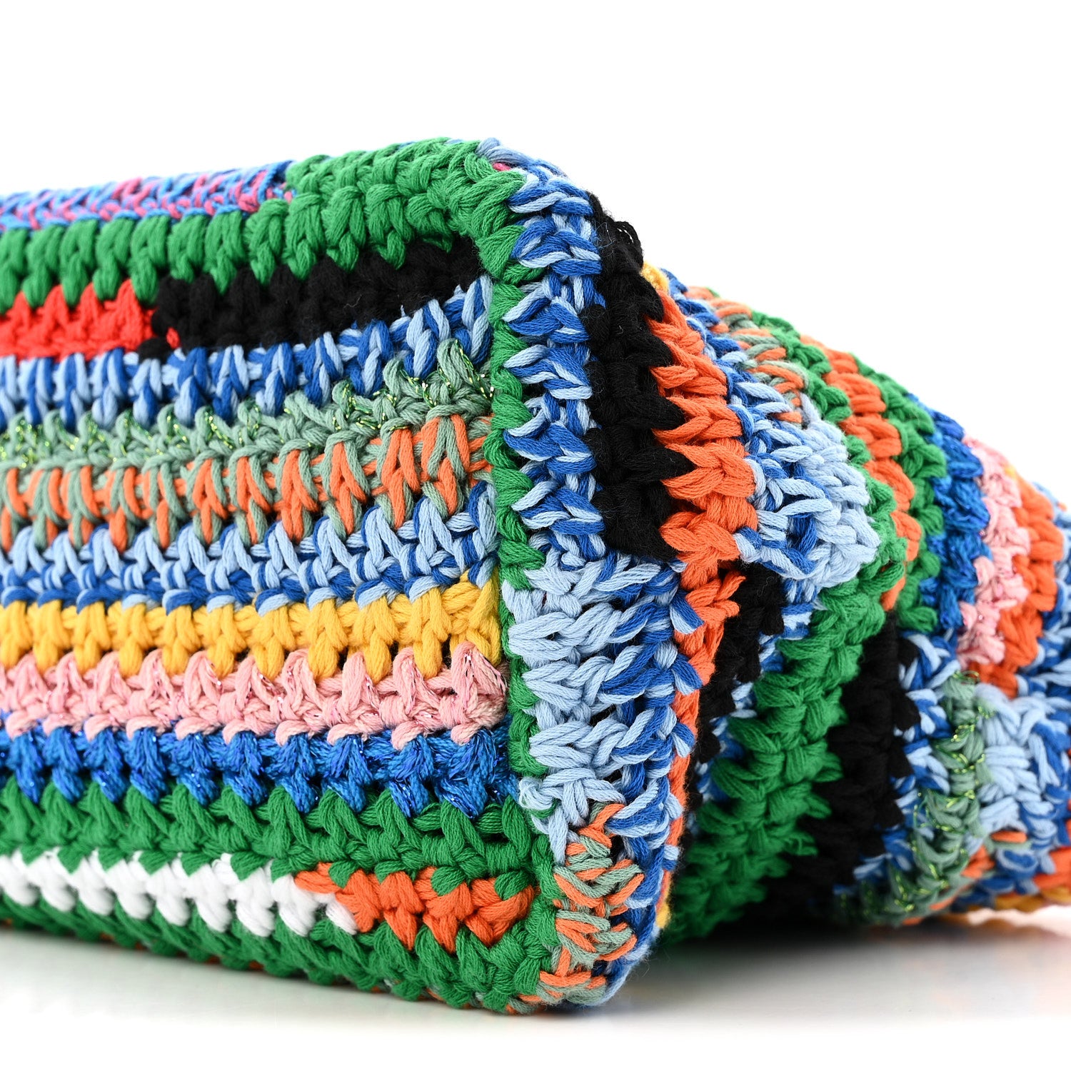 Miu Miu Fabric Crochet Pouch Multicolor 1881727 – FASHIONPHILE