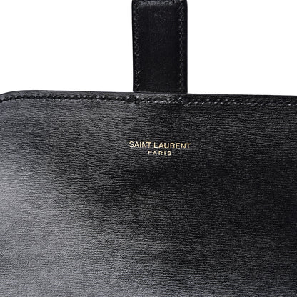 Saint Laurent Suede All-Over Monogram Small Le Monogramme Satchel Black 5 of 10