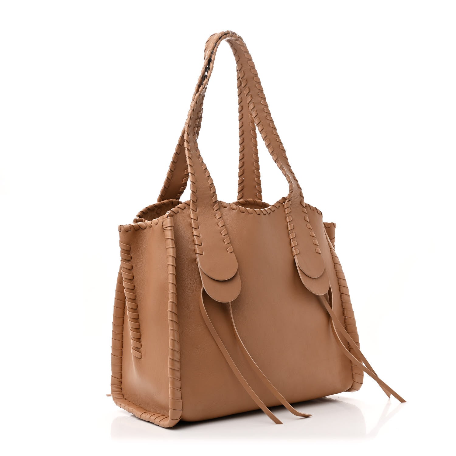 Chloe Calfskin Mony Tote Light Tan 3 of 12