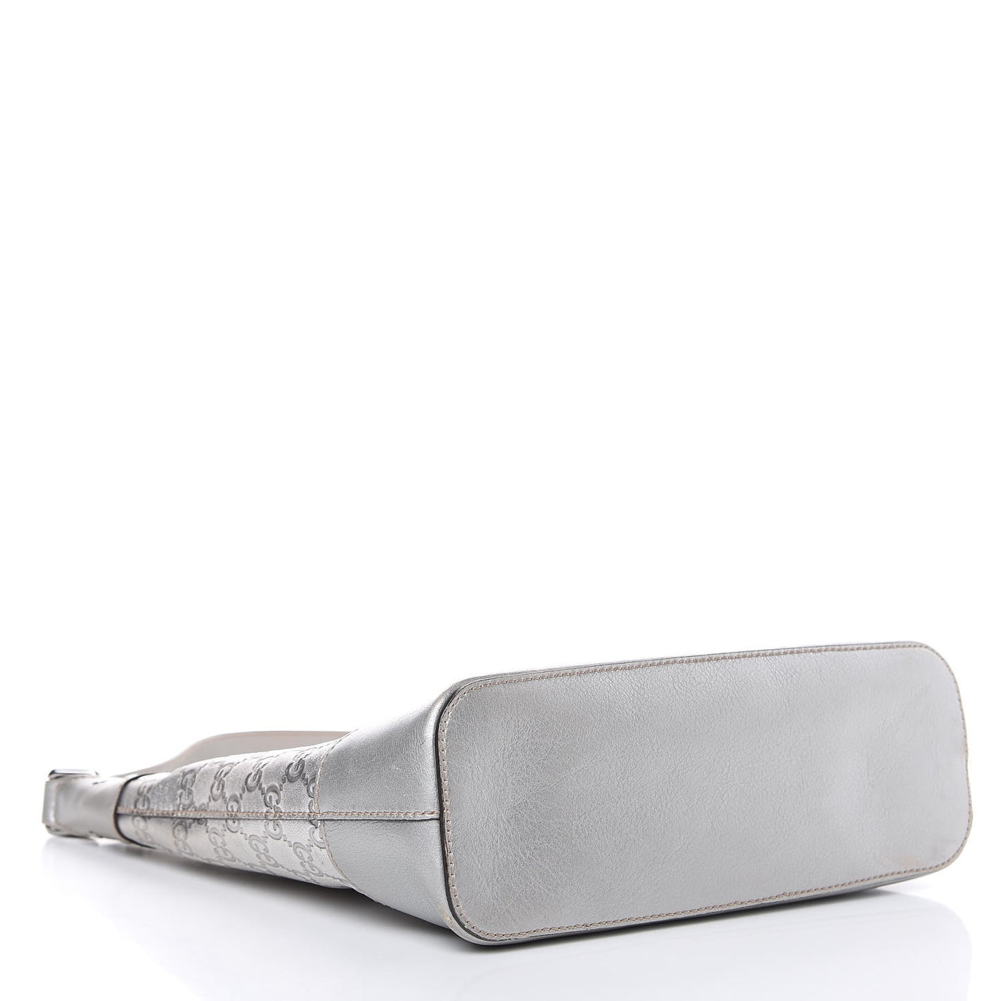 Guccissima Small Shoulder Bag Silver
