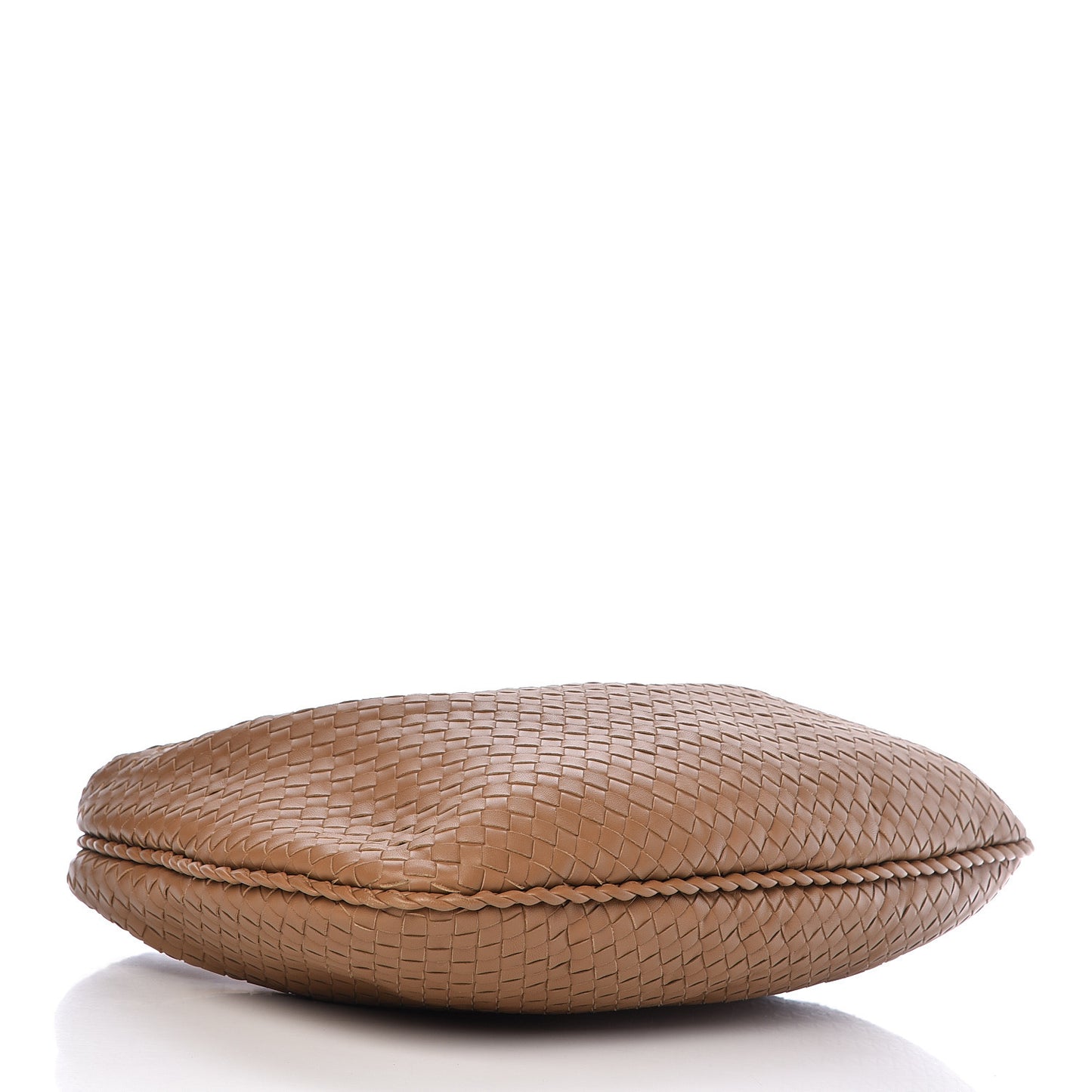 Nappa Intrecciato Large Veneta Hobo Camel
