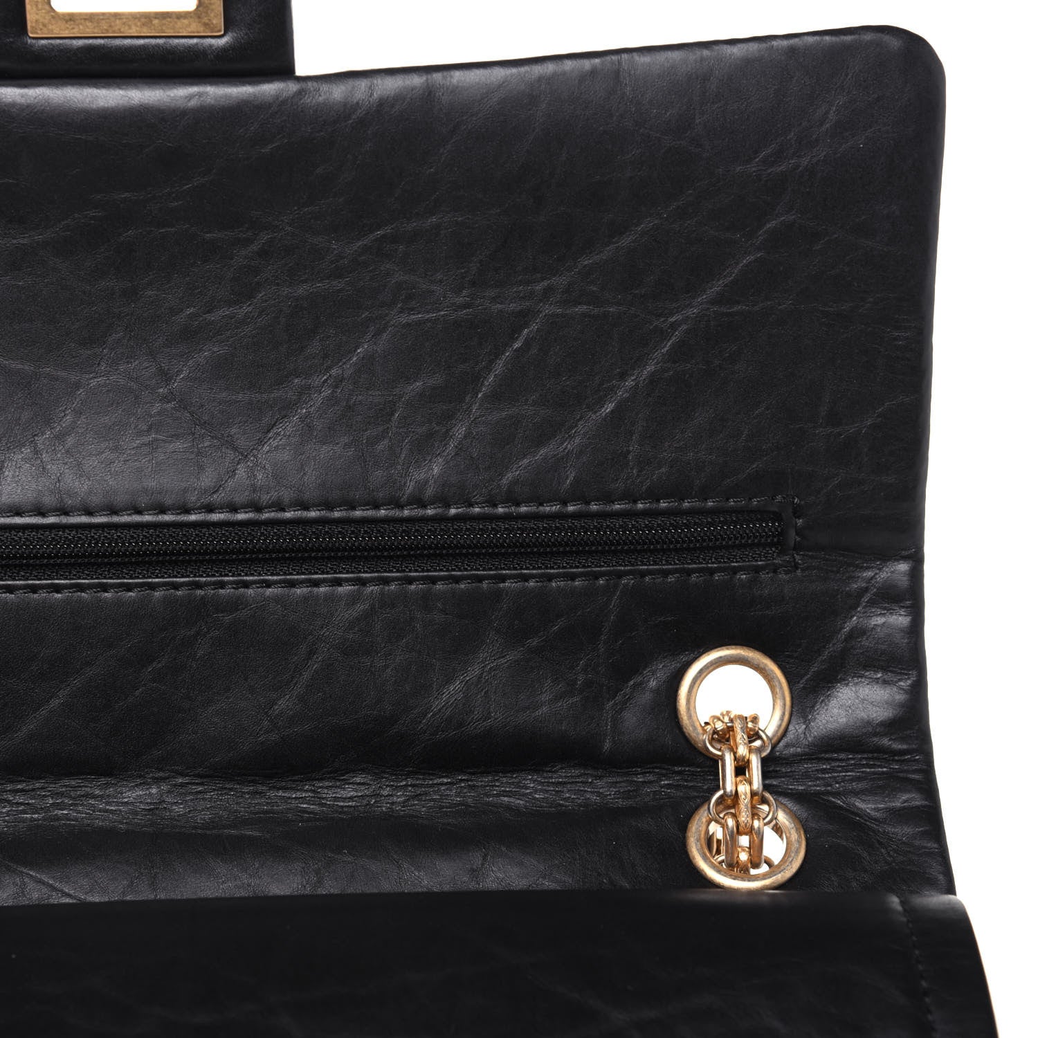 Chanel Aged Calfskin Quilted 2.55 Reissue 226 Flap Black 10 of 22