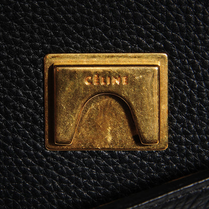 Celine Drummed Calfskin Mini Belt Bag Black 8 of 9