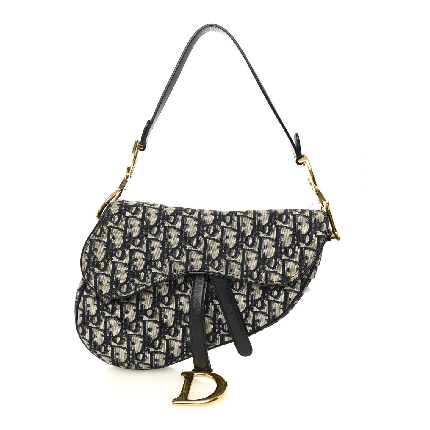 Oblique Saddle Bag Blue