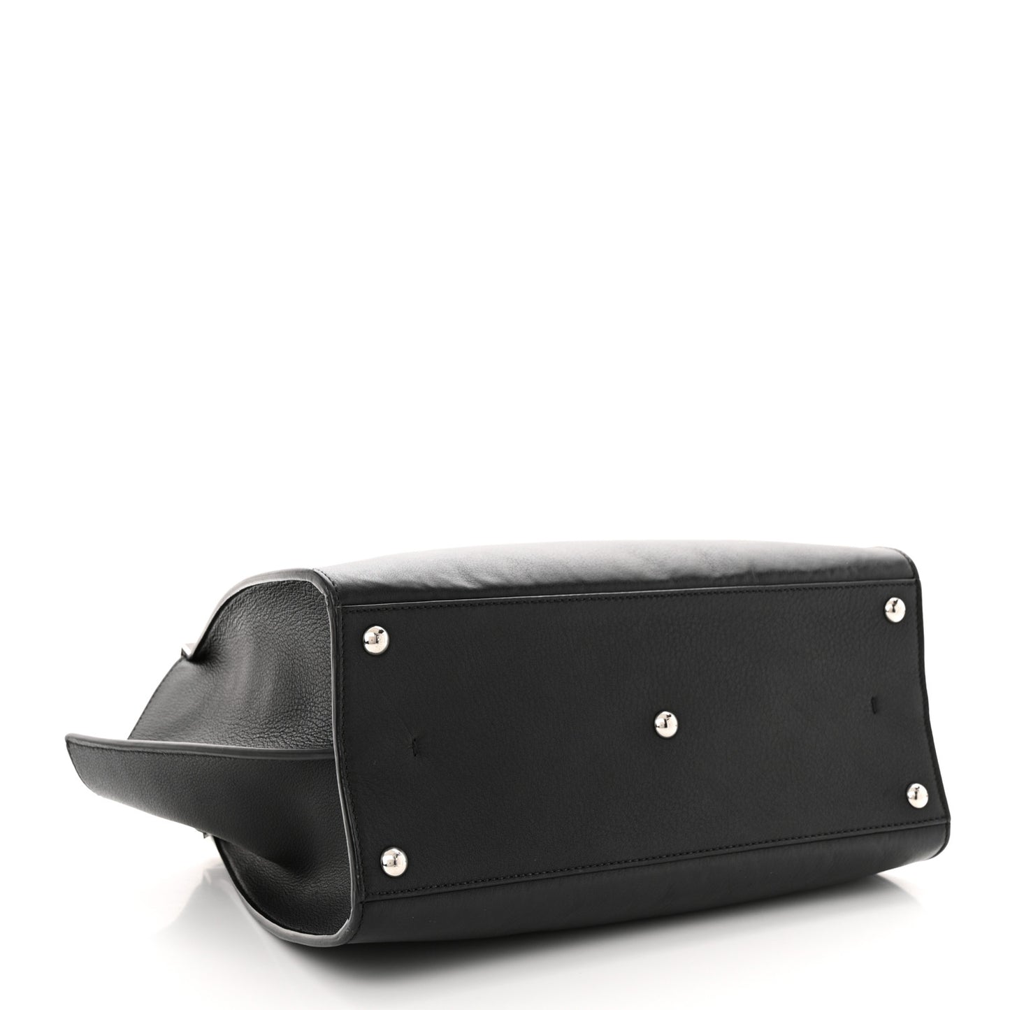 Vitello Dolce Shiny Nappa Petite 3Jours Tote Black