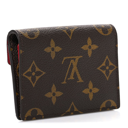 Louis Vuitton Monogram Compact Marie Wallet Rouge 3 of 7