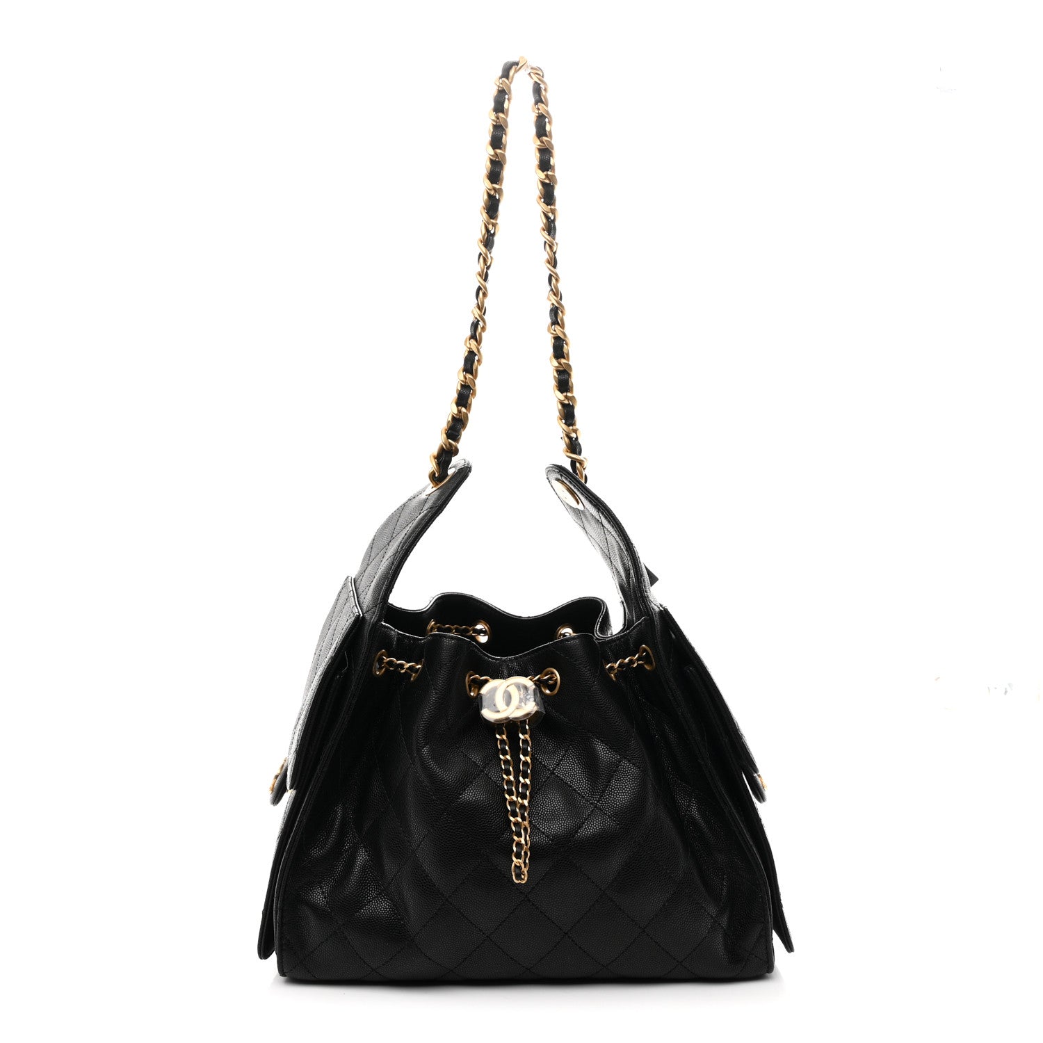 Chanel Caviar Quilted Small Chanel 25 Handbag Black 1 of 11