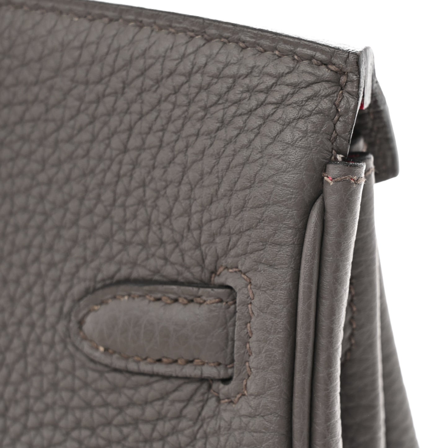 Togo Horseshoe Birkin 25 Etain Rose Extreme