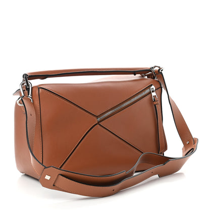 Loewe Calfskin Medium Puzzle Bag Tan 3 of 9