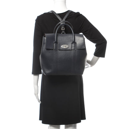 Mulberry Classic Grain Calfskin Small Bayswater Backpack Midnight Blue 2 of 14