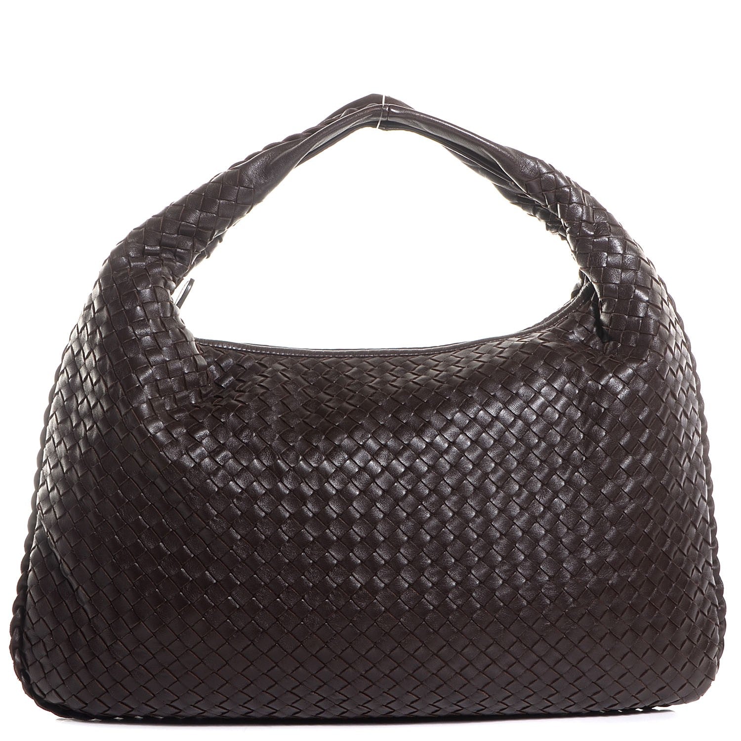 Bottega Veneta Nappa Intrecciato Large Veneta Hobo Ebano 1 of 8