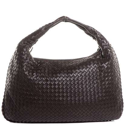 Bottega Veneta Nappa Intrecciato Large Veneta Hobo Ebano 1 of 8