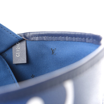Louis Vuitton Monogram Escale Neverfull MM Blue 9 of 10