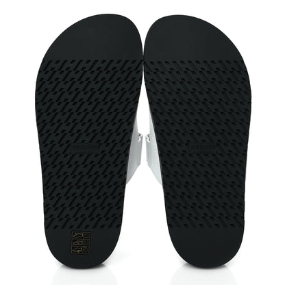 Hermes Calfskin Womens Chypre Sandals 37.5 White 5 of 9