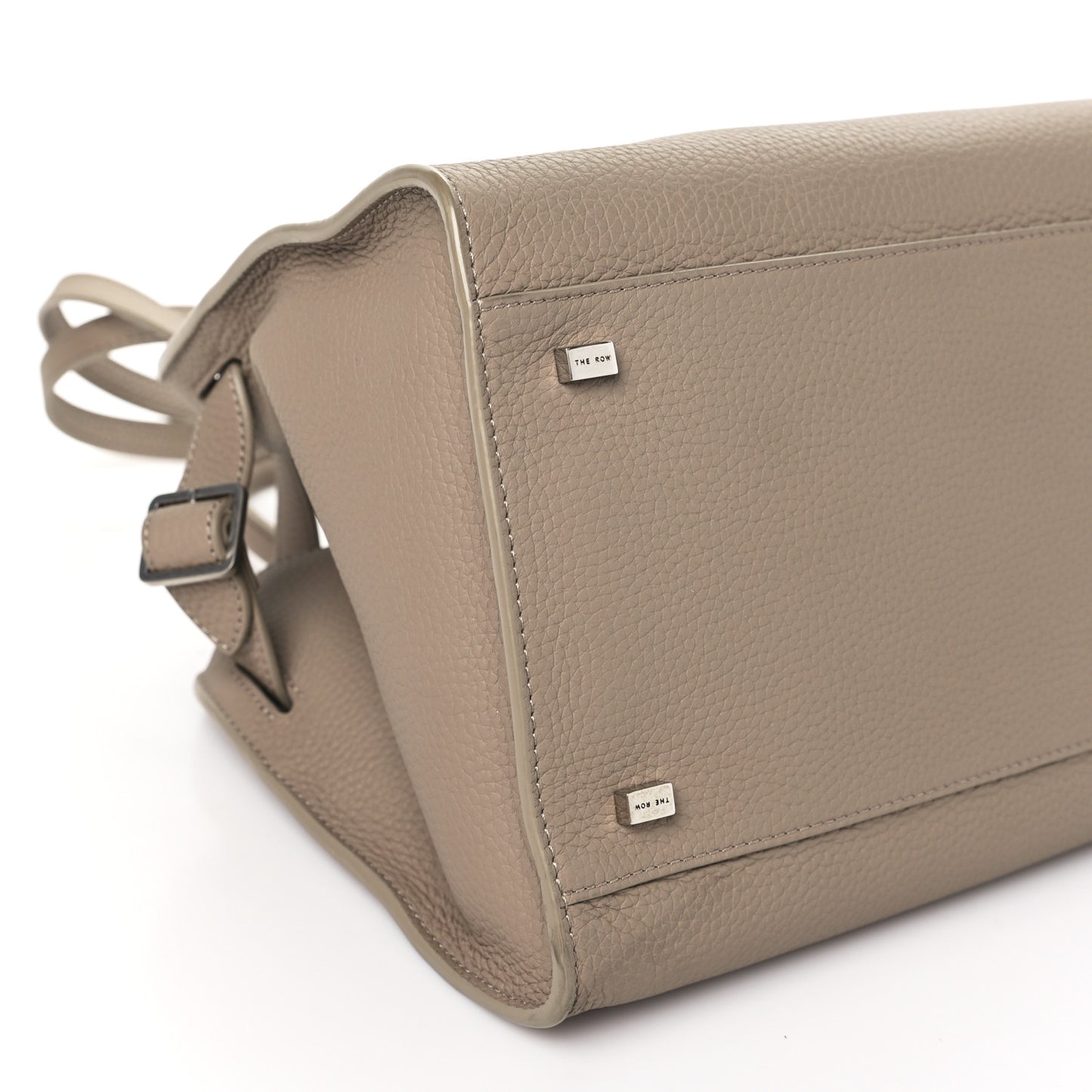 Matte Grained Calfskin Soft Margaux 12 Dark Taupe