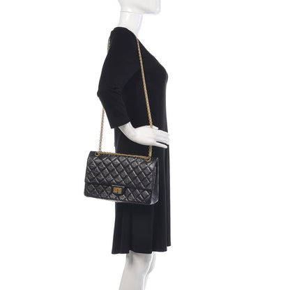 Chanel Aged Calfskin Quilted 2.55 Reissue 226 Flap Black 2 of 16
