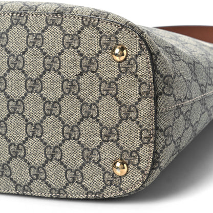 Gucci GG Supreme Monogram Linea A Hobo Brown 9 of 13