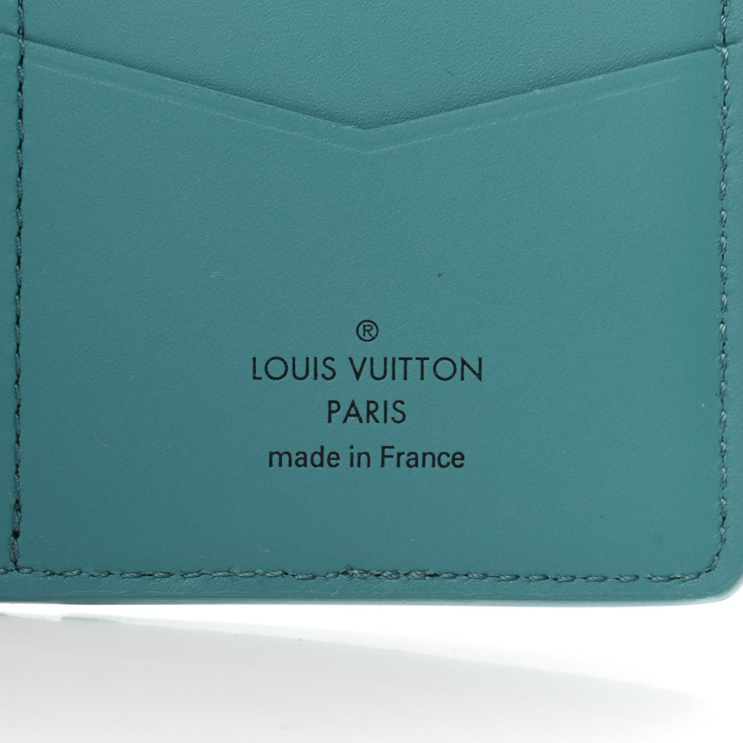 Louis Vuitton Damier Checkerboard Pocket Organizer Teal 6 of 6