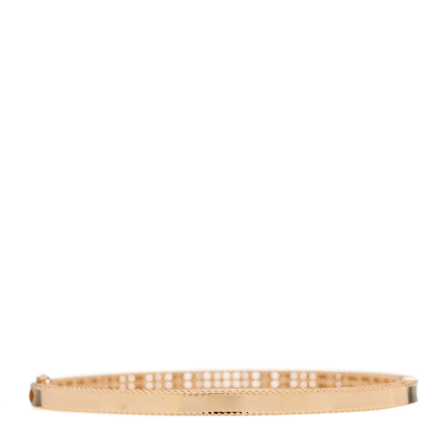 Roberto Coin 18K Rose Gold Diamond Symphony Bangle Bracelet 2 of 4