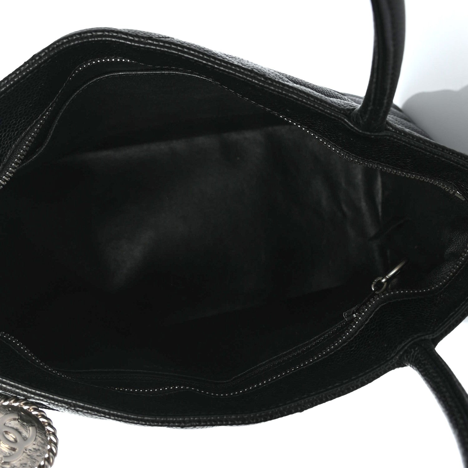 Chanel Caviar Quilted Medallion Tote Black 4 of 4