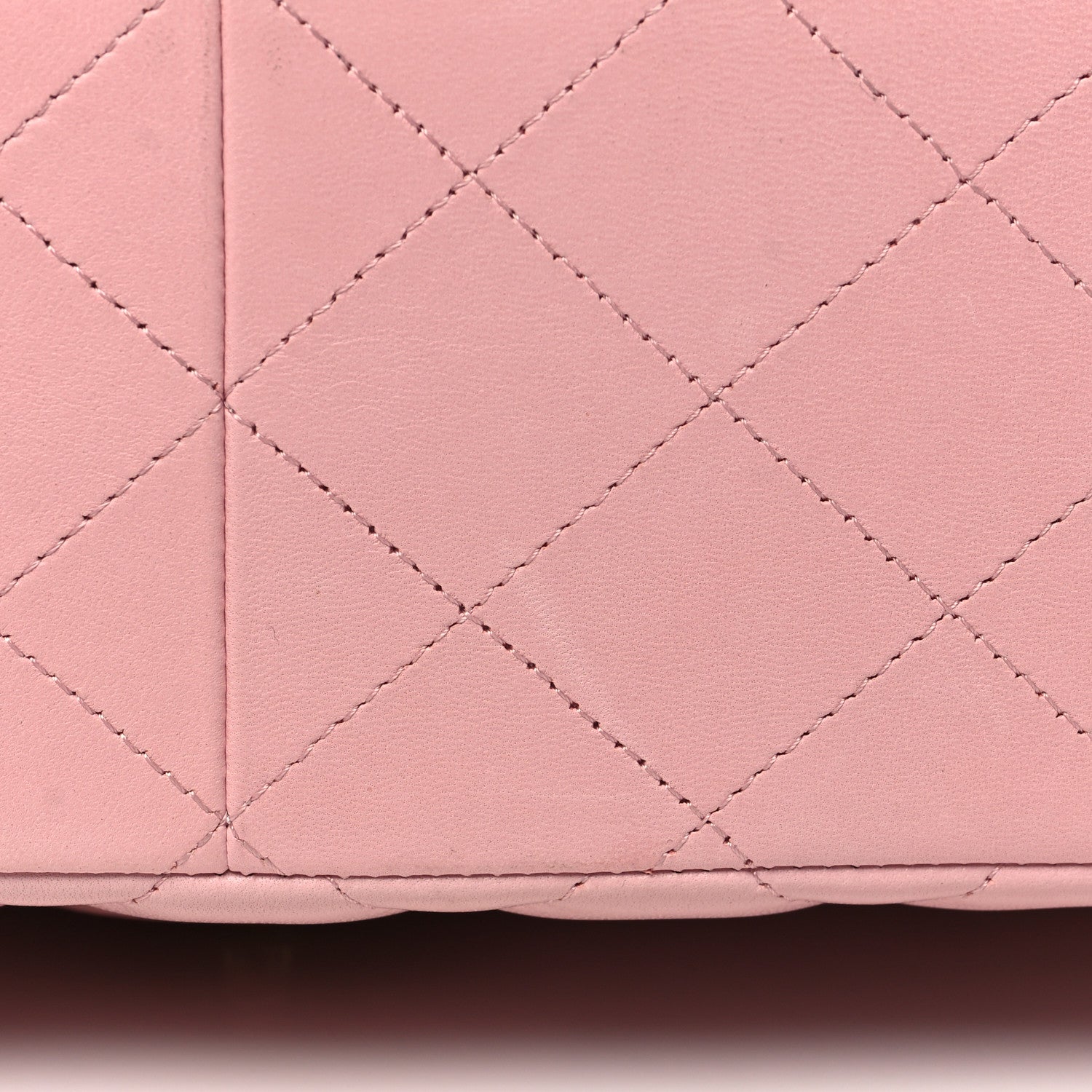Chanel Lambskin Quilted Jumbo Double Flap Light Pink 11 of 11