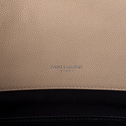 Saint Laurent Grain De Poudre Medium West Hollywood Monogram Fold-Over Nude Powder 12 of 15