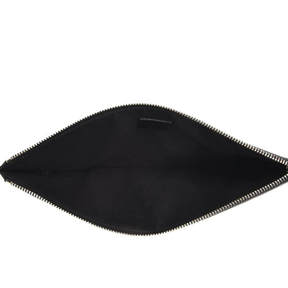 Fendi Vitello Elite Monster Eyes Pouch Black Neon Blue 5 of 8