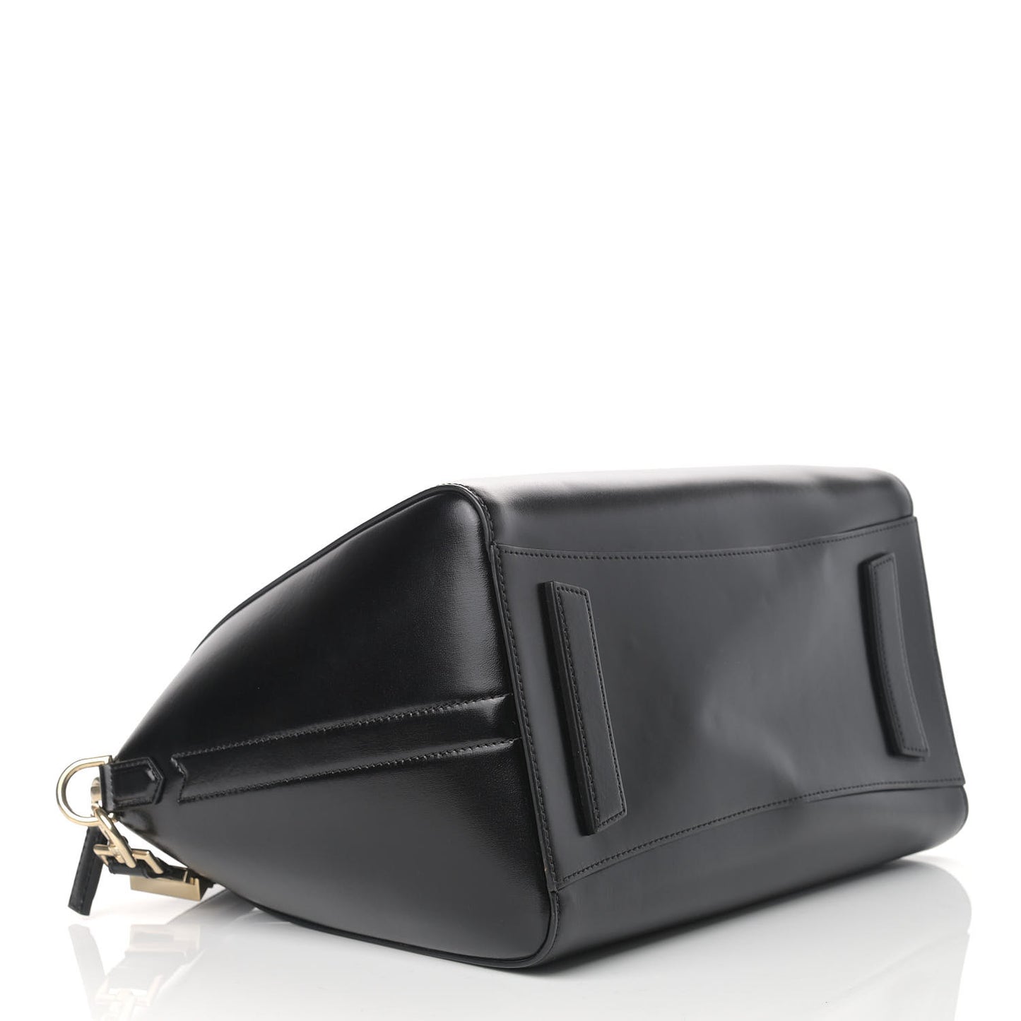 Shiny Lord Calfskin Medium Antigona Black