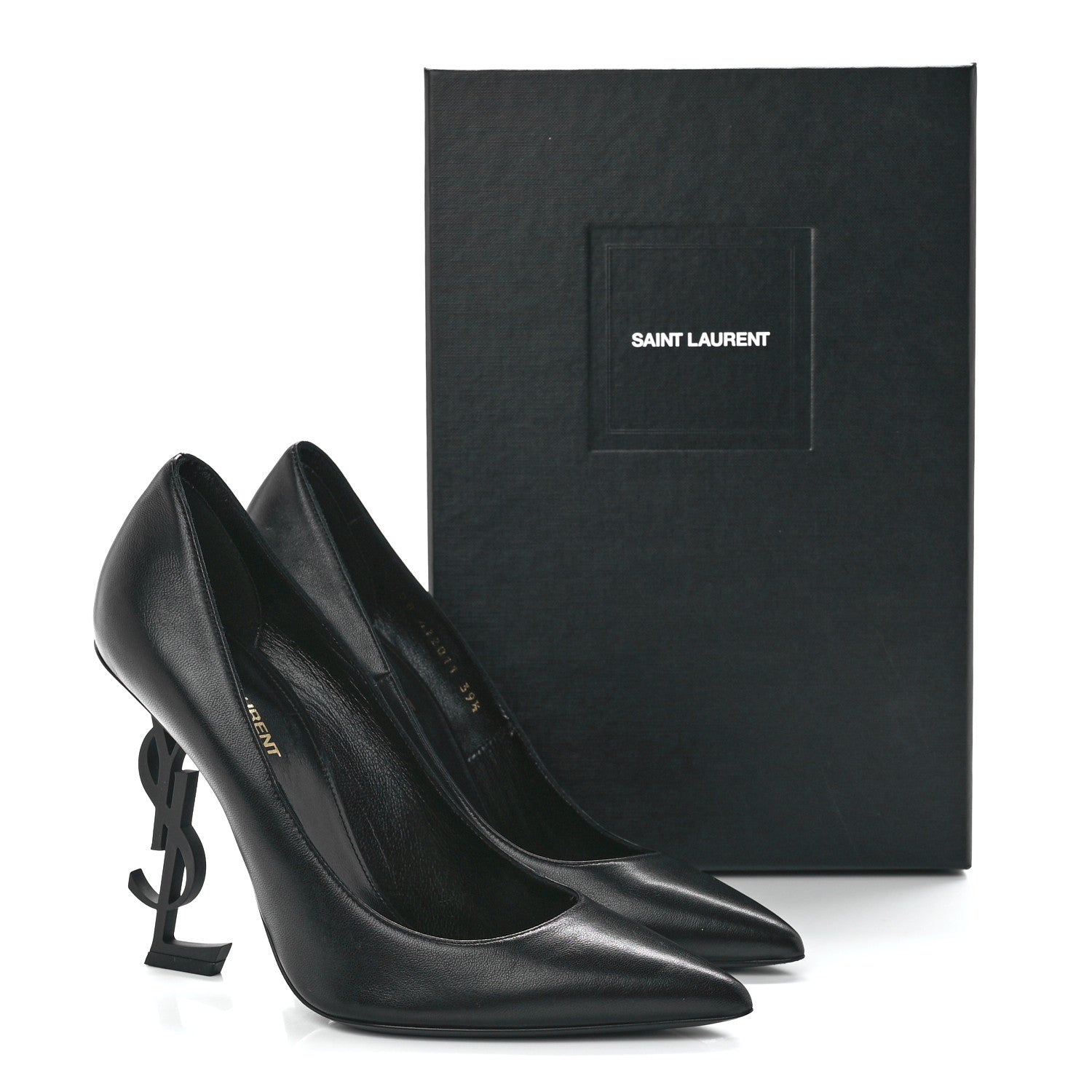 Saint Laurent Calfskin Opyum 110 Pumps 39.5 Black 9 of 9