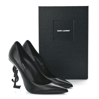 Saint Laurent Calfskin Opyum 110 Pumps 39.5 Black 9 of 9