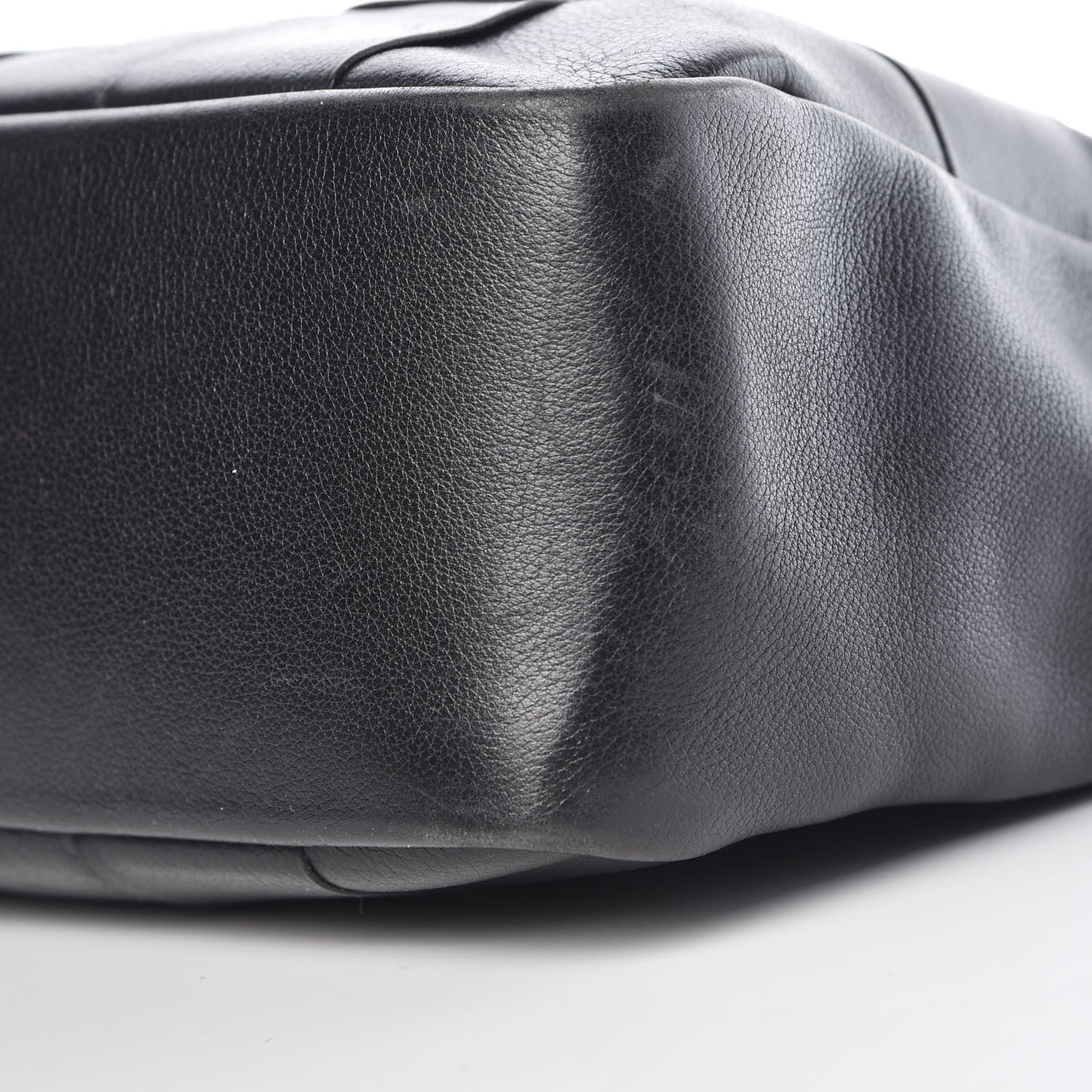 Delvaux Grained Calfskin Woven Shoulder Bag Black 13 of 14