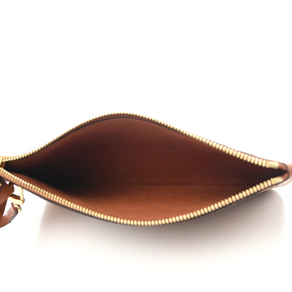 Louis Vuitton Empreinte Monogram Giant Neverfull MM Pochette Caramel 5 of 6