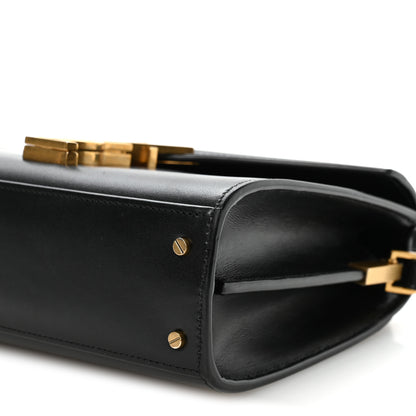 Saint Laurent Calfskin Mini Classic Monogram Cassandra Top Handle Black 10 of 10