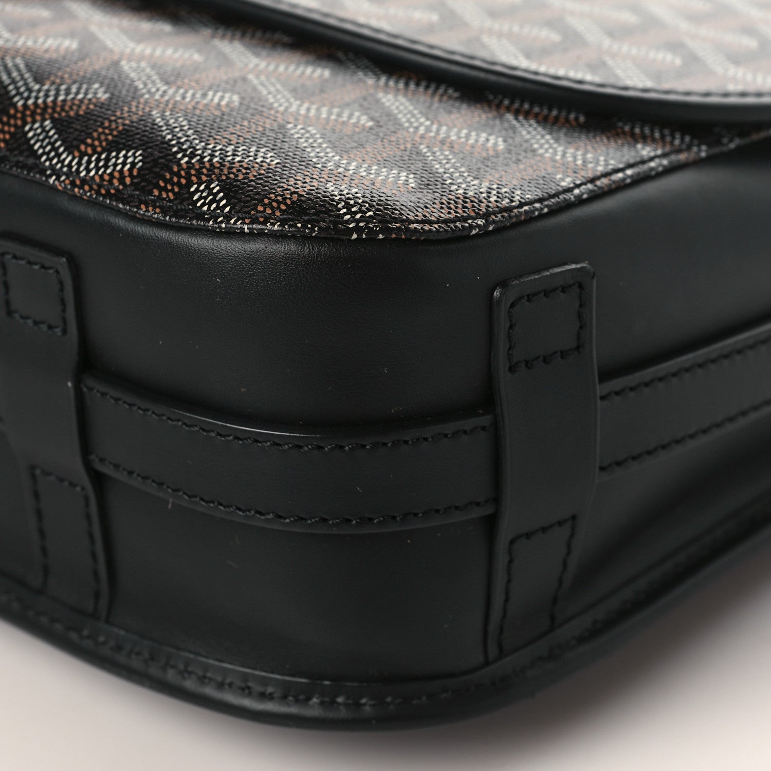 Goyard Goyardine Belvedere II MM Messenger Bag Black 8 of 8