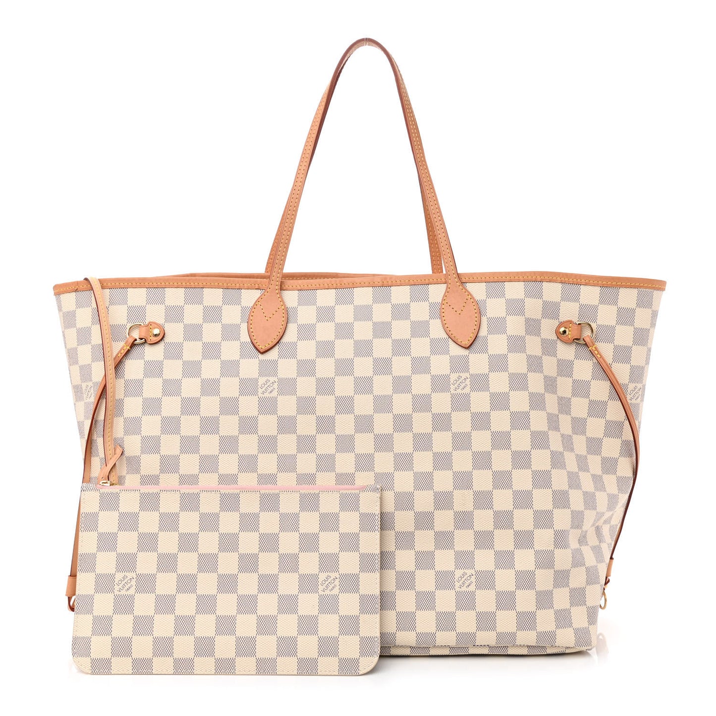 Damier Azur Neo Neverfull GM Rose Ballerine