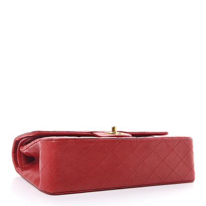 Chanel Lambskin Quilted Medium Double Flap Red 4 of 15